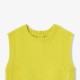 Baby girl sleeveless  jumper in wool and cashmere