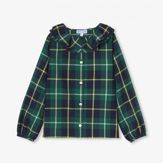 Girl tartan blouse