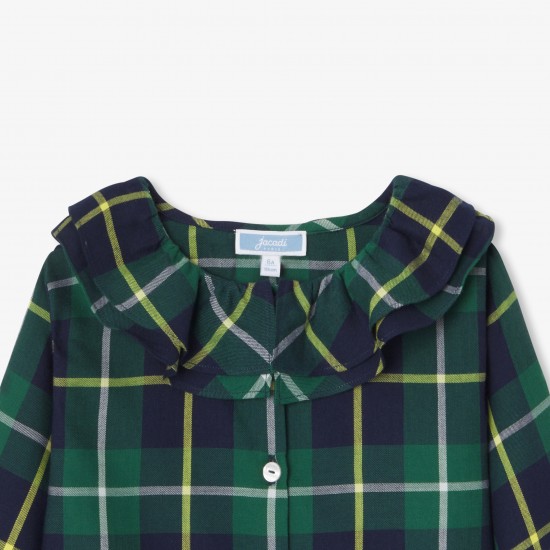 Girl tartan blouse