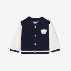 Baby boy Varsity-style  cardigan