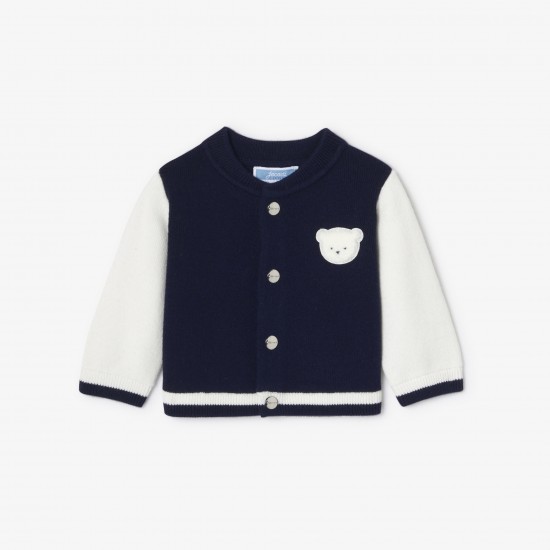 Baby boy Varsity-style  cardigan