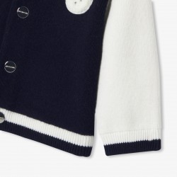 Baby boy Varsity-style  cardigan