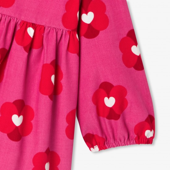 Baby girl dress in velvet milleraies