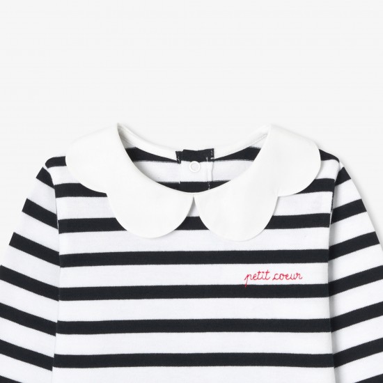 Baby girl Breton tee