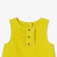 Baby girl velvet pinafore dress