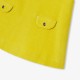 Baby girl velvet pinafore dress