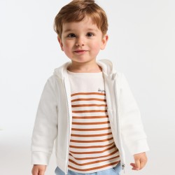 Baby boy fleece zip-up sweatshirt Baby boy fleece zip-up sweatshirt