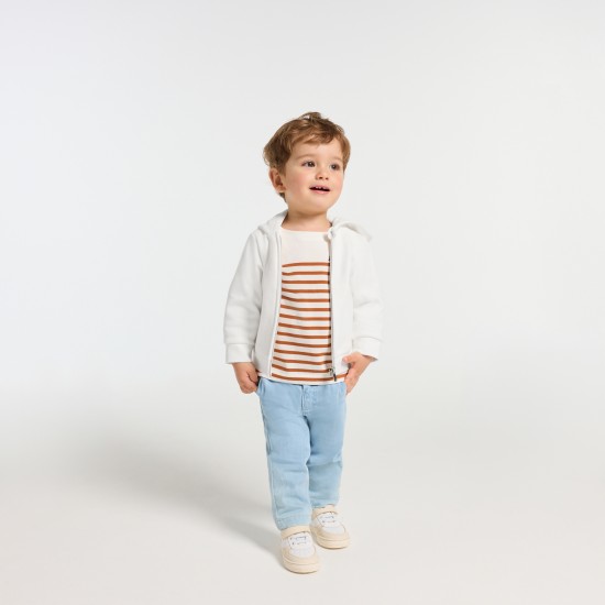 Baby boy fleece zip-up sweatshirt Baby boy fleece zip-up sweatshirt