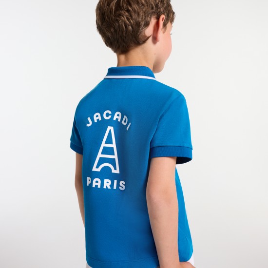 Boy short-sleeved polo shirt