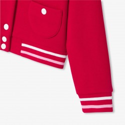 Girl fleece Varsity jacket