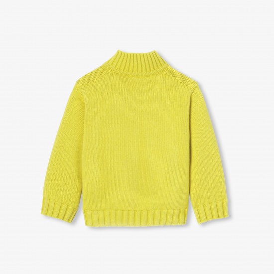 Baby boy trucker-neck sweater Baby boy trucker-neck sweater