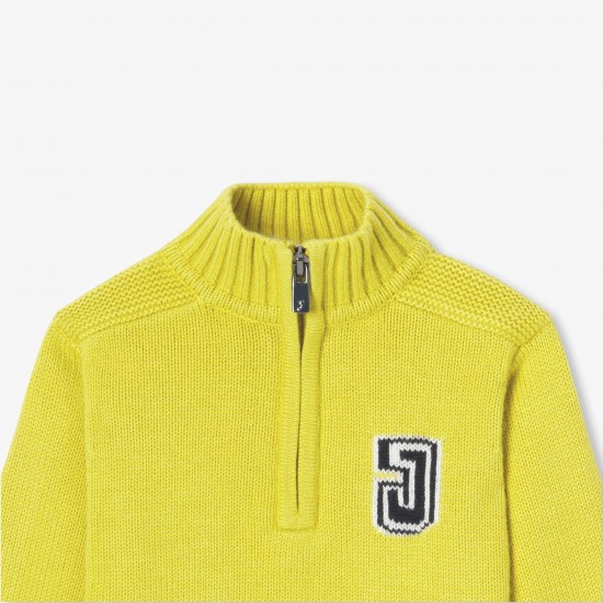 Baby boy trucker-neck sweater Baby boy trucker-neck sweater