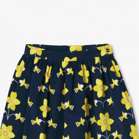Girl milleraies velvet skirt 