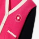 Girl color block cardigan Girl color block cardigan