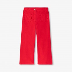 Girl velvet milleraies pants 