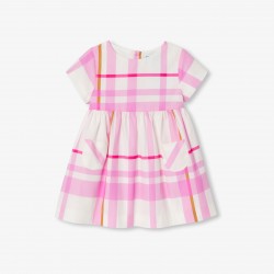 Baby girl checked  dress