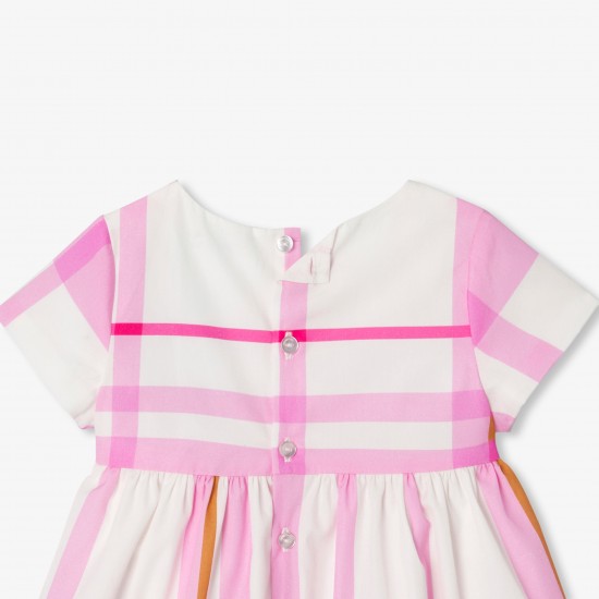 Baby girl checked  dress