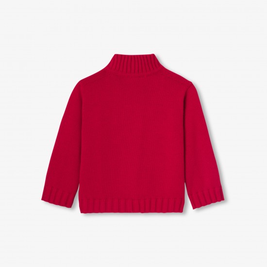 Baby boy trucker-neck sweater Baby boy trucker-neck sweater