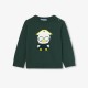 Baby boy jumper in cotton and wool Baby boy jumper in cotton and wool