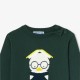 Baby boy jumper in cotton and wool Baby boy jumper in cotton and wool