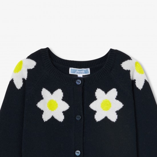 Baby girl cardigan in wool and cashmere