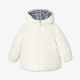 Girl short reversible down jacket