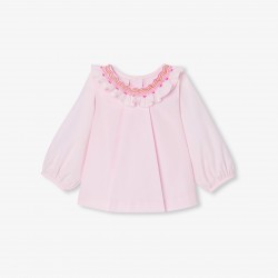 Baby girl long-sleeved blouse