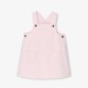 Baby girl velvet pinafore dress