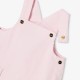 Baby girl velvet pinafore dress