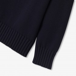 Boy sweater with trucker collar