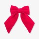 Girl velvet bow hair clip