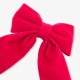 Girl velvet bow hair clip