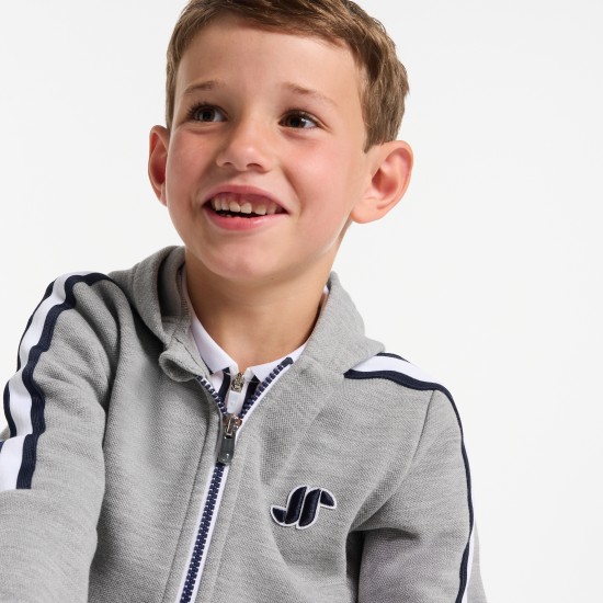 Boy zip-up sweatshirt