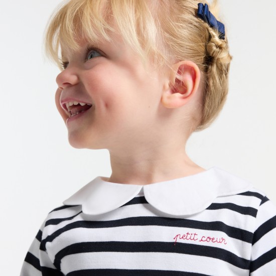 Baby girl Breton tee