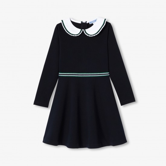 Girl dress in milano knit