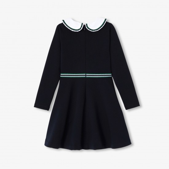 Girl dress in milano knit