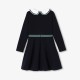 Girl dress in milano knit