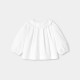 Baby girl blouse in poplin