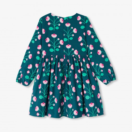 Girl dress in milleraies velvet 
