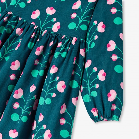 Girl dress in milleraies velvet 