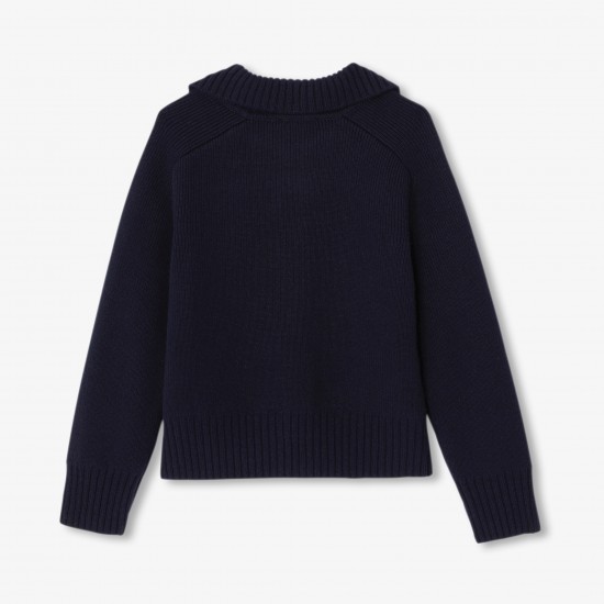 Boy cardigan in responsible wool