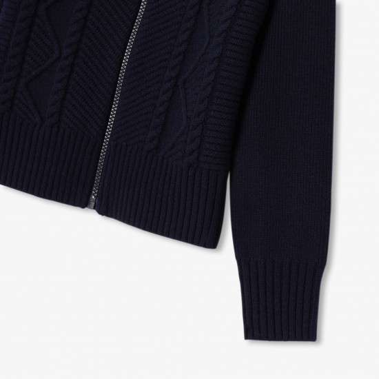 Boy cardigan in responsible wool