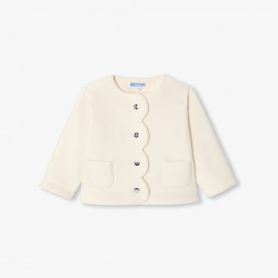 Baby girl fleece cardigan