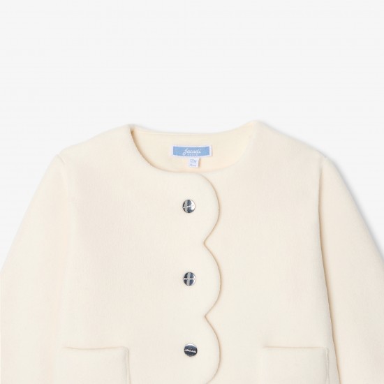 Baby girl fleece cardigan