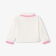 Baby girl cardigan with Peter Pan collar