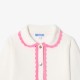 Baby girl cardigan with Peter Pan collar