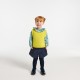 Baby girl sleeveless  jumper in wool and cashmere