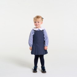 Baby girl denim jumper dress
