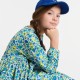 Girl dress in Liberty fabric velvet