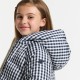 Girl short reversible down jacket